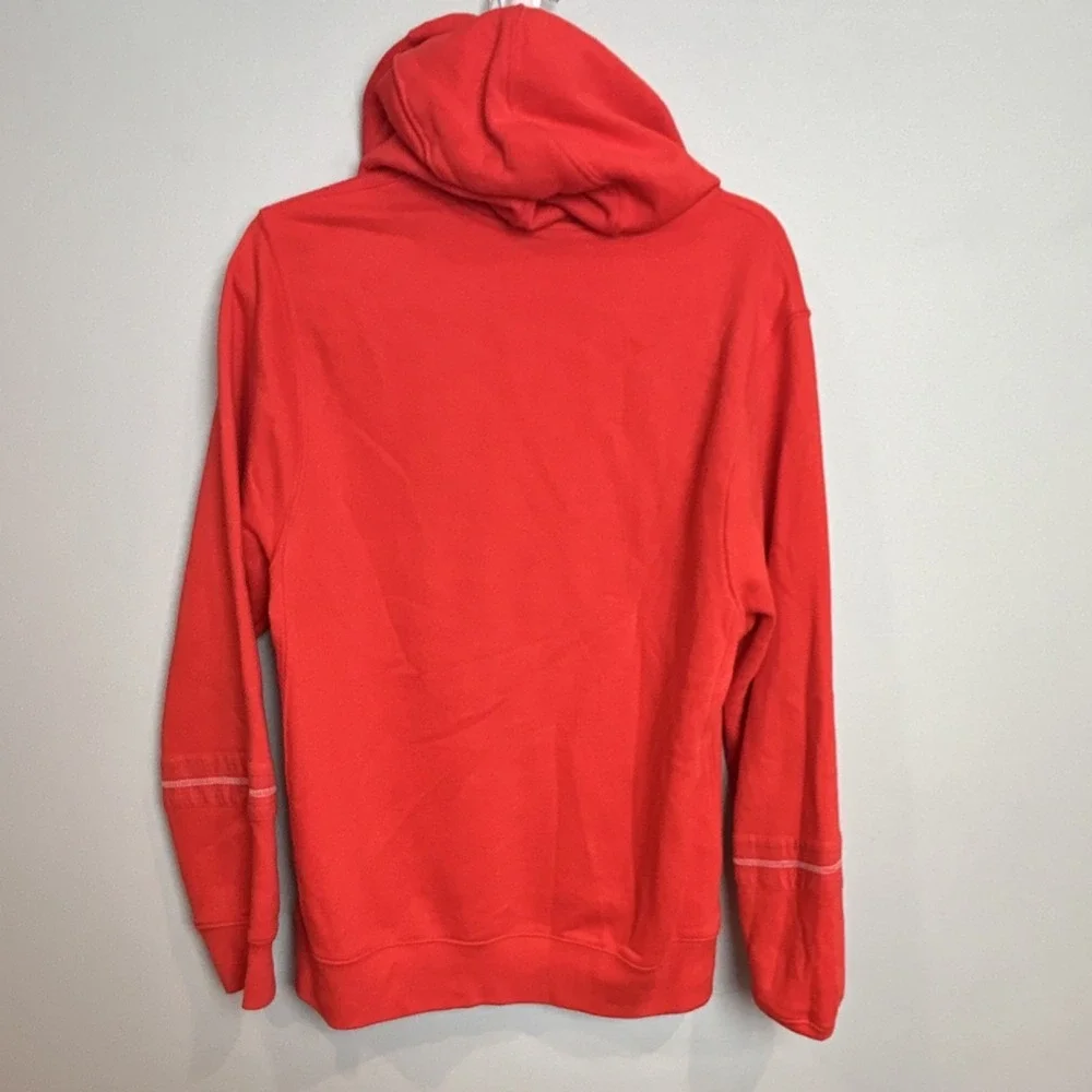 Nike‎ Red Polka Dot Graphic Print Hoodie Pullover Streetwear Casual Size Small